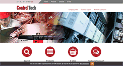 Desktop Screenshot of controltech.cz